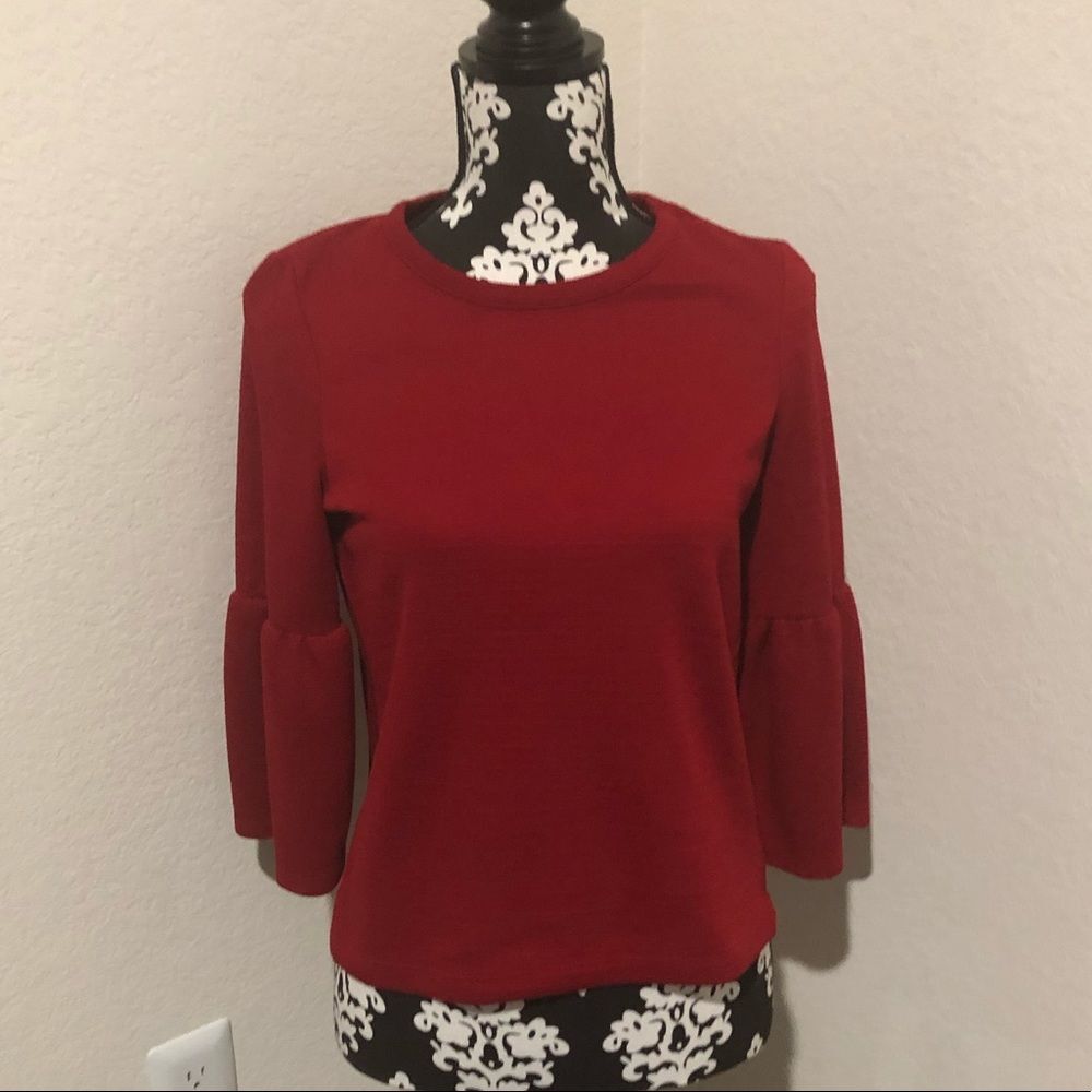 Zara Bell Sleeve blouse